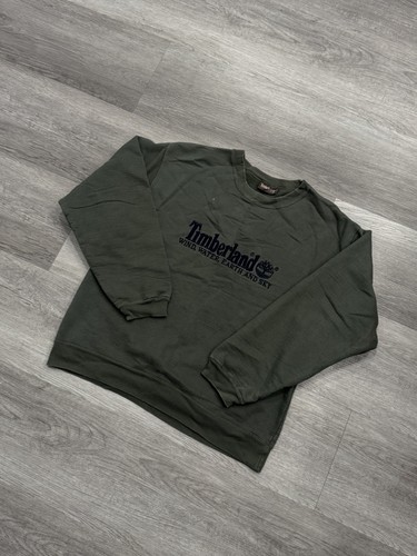 Vtg timberland green pullover - green,