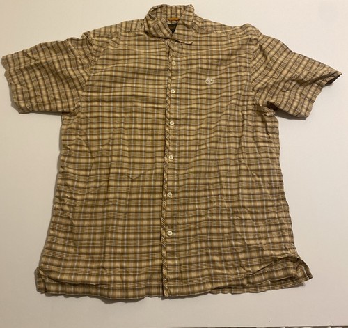 Timberland mens plaid - l, button